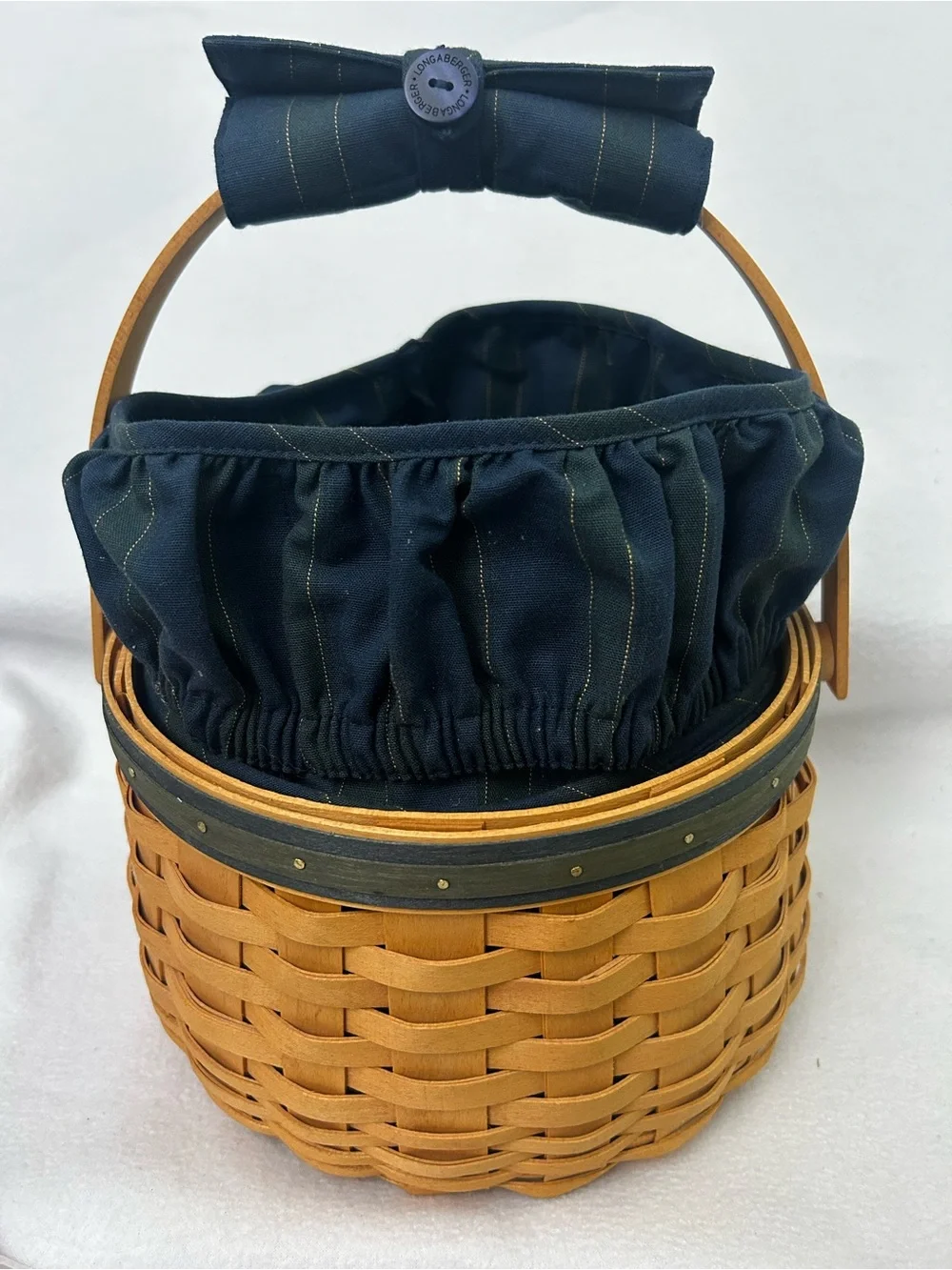 Longaberger 2001 Collectors Club Renewal Basket
